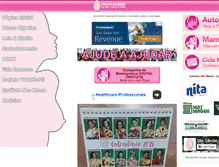 Tablet Screenshot of cancerdemama.com.br